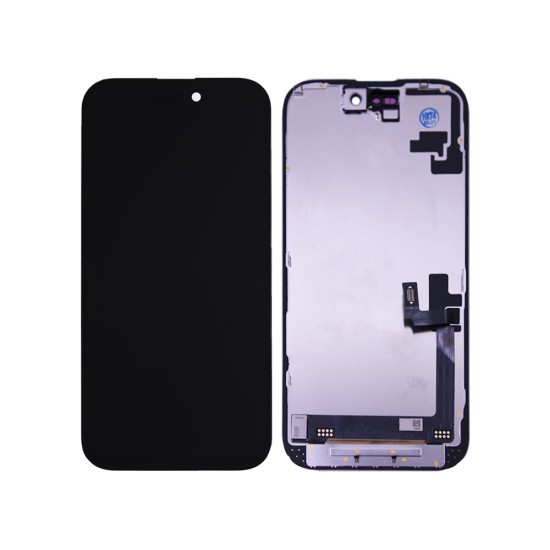 Touch+Display Apple iPhone 16 con IC Repuesto Option (RJ) Negro Touch+Display Apple iPhone 16 con IC Repuesto Option (RJ) Negro